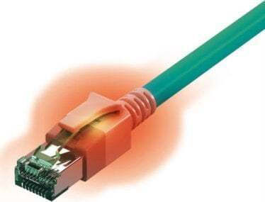 Sacon S/FTP Cat.6a (Gigabit) Καλώδιο Δικτύου Ethernet 5m Τιρκουάζ