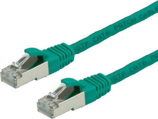 Value S/FTP Cat.6 (Gigabit) Καλώδιο Δικτύου Ethernet 2m Πράσινο