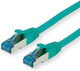 Value S/FTP Cat.6a (Gigabit) Καλώδιο Δικτύου Ethernet 0.15m Πράσινο