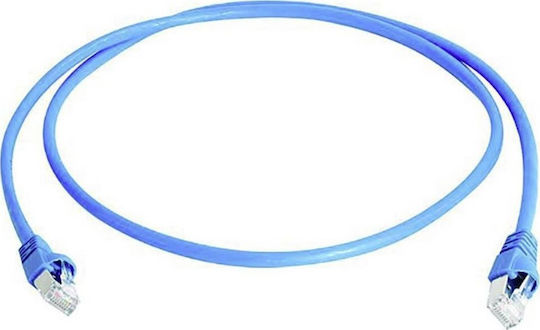 Telegärtner S/FTP Cat.6a Ethernet Network Cable 0.25m Blue 1pcs