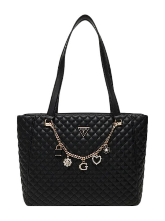 Guess Everlee Damentasche Shopper Schultertasche Schwarz