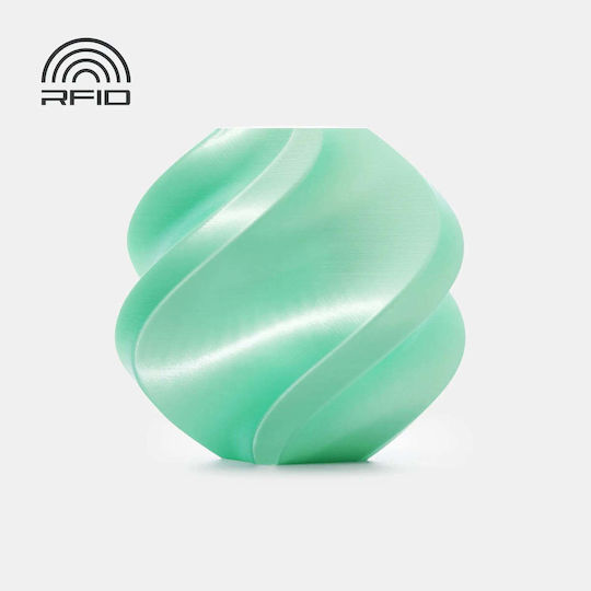 Bambu Lab PLA 3D Принтер Филамент 1.75мм Ментово Зелен 1кг 1бр Макарa