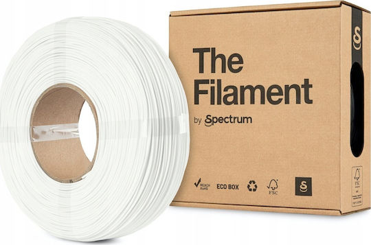 Spectrum PLA 3D Printer Filament 1.75mm traffic white 1kg 1τμχ (Refill)