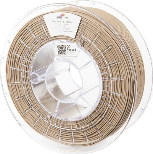 Spectrum PETG 3D Printer Filament 1.75mm Desert Storm 1kg 80549 1τμχ (Spool)