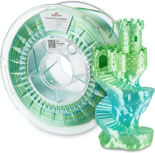 Spectrum PLA 3D Printer Filament 1.75mm ocean melange 1kg 81018 1τμχ (Spool)