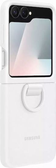 Samsung Buchen Sie Silikon Weiß (Galaxy Z Flip 7 FE)