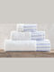 Rythmos Set of Bath Towels 3 pcs Eloise Light Blue Weight 500gr/m²