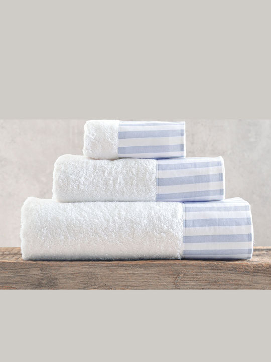 Rythmos Bath Towel Set 3 pcs Eloise Light Blue ...
