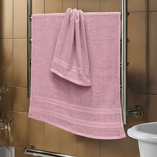 Lino Home Facecloth Marea 50x90cm Pink Weight 480gr/m²