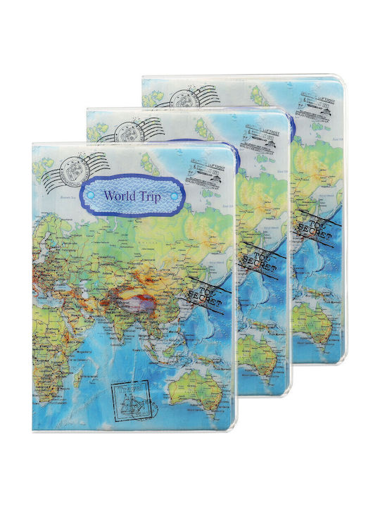 World Trip Калъф За Карти И Паспорт Travel Map Оеm