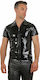 Soiemio Soiemio Leder- und Latex-Outfit Top Schwarz