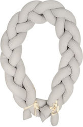 Matex Crib Bumpers Braided Inside Gray 30x200cm