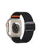Kalebol Λουράκι Υφασμάτινο Μαύρο (Apple Watch 10, Ultra 2, Ultra 49mm, 9, 8, 7)