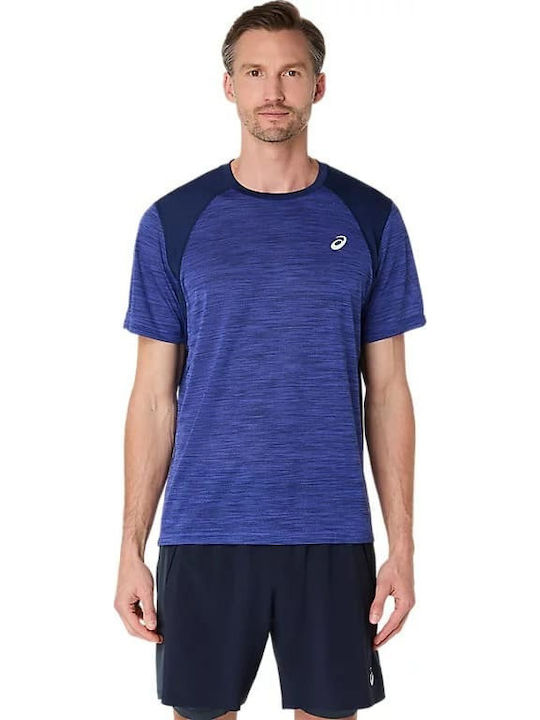 ASICS Road Αθλητική Μπλούζα Κοντομάνικη Dark Co...