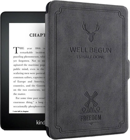 Strado Flip Cover Γκρι (Kindle Paperwhite 1/2/3)