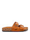 Sandale Casual Damă Flatforme Maro