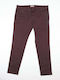 Pantaloni Chino Elastic Bordeaux
