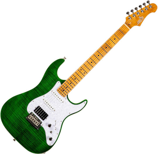 Jet Guitars Ηλεκτρική Κιθάρα ST Style με HSS Διάταξη Μαγνητών Πράσινη