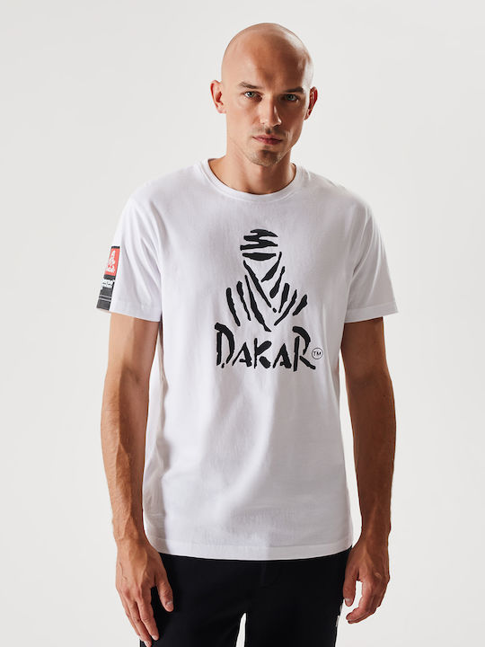 Dakar T-shirt Τύπωμα Dkr 0122 White
