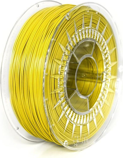 Devil Design PLA Filament 3D Printer Filament 1.75mm Yellow 1pcs (Spool)