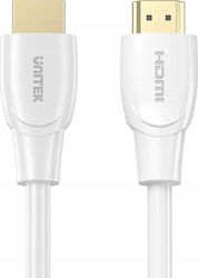 Unitek C11090AWH01-10M HDMI 2.0 HDMI male - HDMI male 10m Λευκό