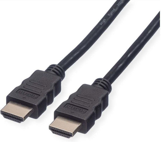 Roline Cablu HDMI de sex masculin - HDMI de sex masculin 3m Negru