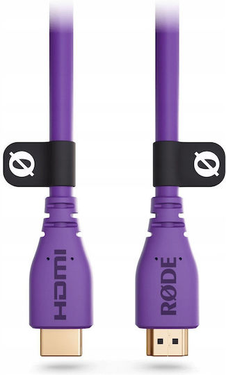 Rode Cable HDMI male - HDMI male 1.5m Μωβ