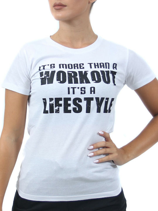 T-shirt Lifestyle White 23056 H&s White