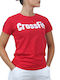 T-shirt Crossfit Red White 23058 H&s Red