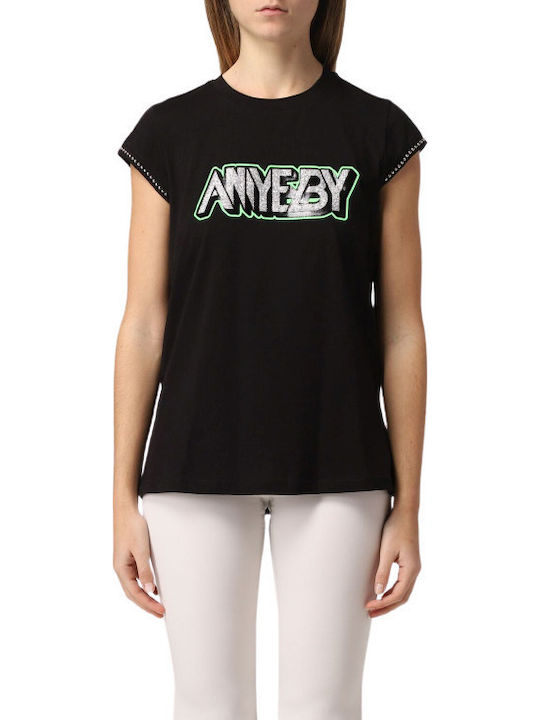 Aniye By T-shirt Aniye Basic Black Γυναικείο