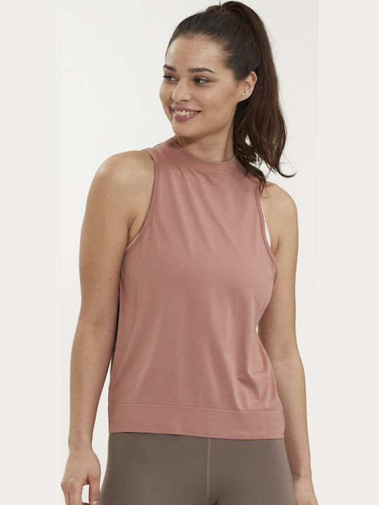 Athlecia Μπλούζα Αμάνικη Laimeia Oversize Seamless Top 1109 Burlwood