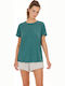 Athlecia T-shirt Lizzy W Slub S S Tee 3160 Mallard Green