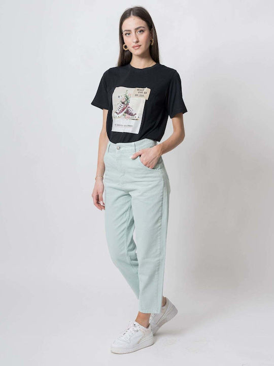 Fashioncore Ψηλόμεσο Γυναικείο Jean Παντελόνι