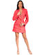 Trilogy Clothing El Diablo Crep Mini Dress Tr30013 Orange Women's Collection Su23