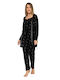 Set Pijamale Dama Dantelă 20544