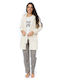Women's Pyjama Set Robe Fleece 20039a
