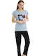 Pijamale Dama Misenza Silvia Bumbac Negru