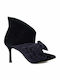 Damen Stiefeletten Satin Schleife Gold&rouge Samia Su Schwarz 012800025000141