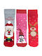 0070-02 Christmas Socks Set 3 Pieces 3 Pack Xmas Socks V-store