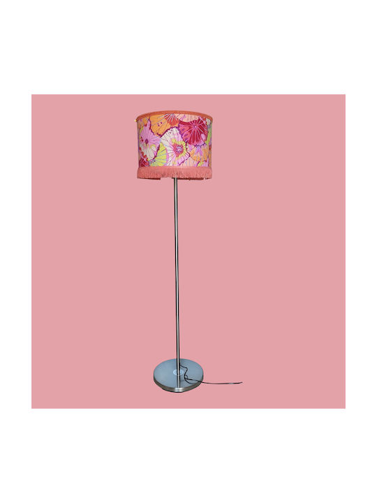 Oxygen Giant Pink Floor Lamp with Socket for Bulb E27 Pink