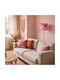 Oxygen Giant Pink Floor Lamp with Socket for Bulb E27 Pink