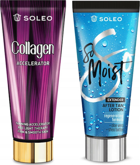 Soleo Collagen 200ml Ускорител За Тен + Балсам След Слънце 150