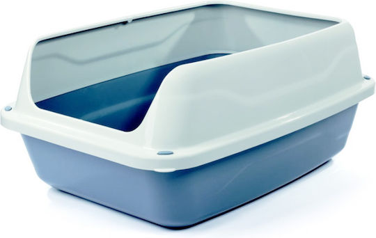 Georplast Sonic Λεκάνη Γάτας Μπλε Μ56 x Π40 x Υ24cm