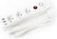 Power Strip 3 Sockets with 3 USB-A Ports and 1.5m Cable France (Type E)