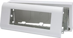 Oberflächenmontiertes 6-Modul Gehäuse 45x45 Ausrüstung