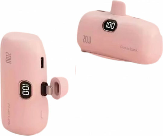 DX268 USB-C Power Bank 5000mAh 22.5W Rosa