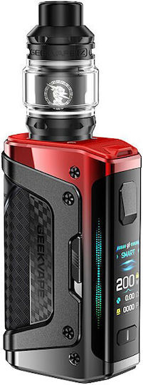 Geek Vape Aegis Legend 5 Box Mod Kit 5.5ml Turbo Red
