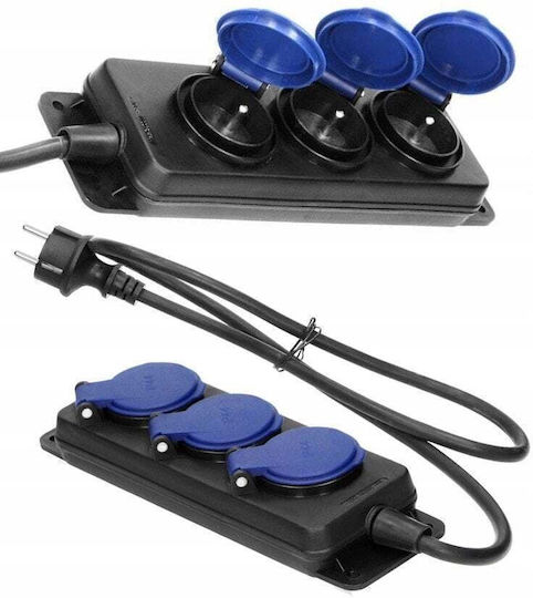 Orno Power Strip 3 Positions with Cable 3m