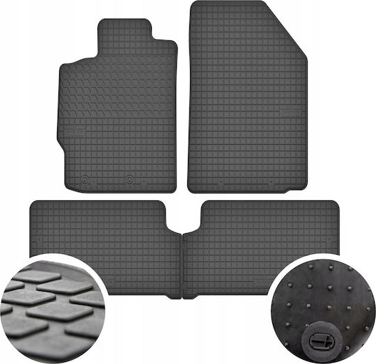 Geyerhosaja Gummi Auto Fußmatten Toyota Yaris II 2005-2011