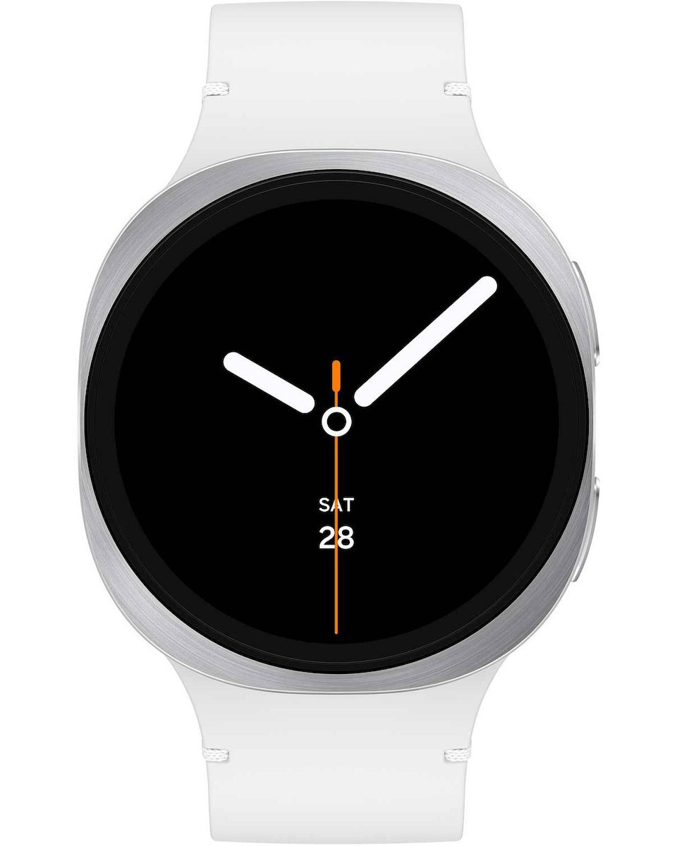 Samsung Galaxy Watch8 Aluminium 44mm Αδιάβροχο με Παλμογράφο (Ασημί)